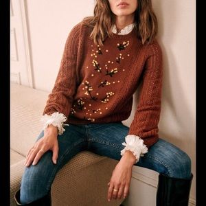 Sezane Gladys Sweater in Hazelnut